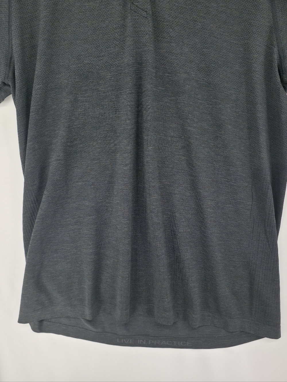 Lululemon Mens Polo Shirt XL Black Stretch Performance Golf Athletic Casual - Picture 3 of 10